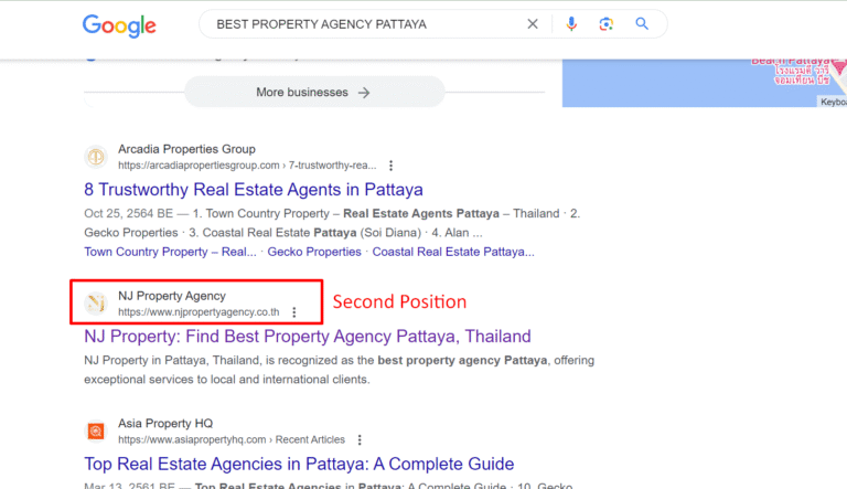 SEO 49 NJ Property 2nd Position