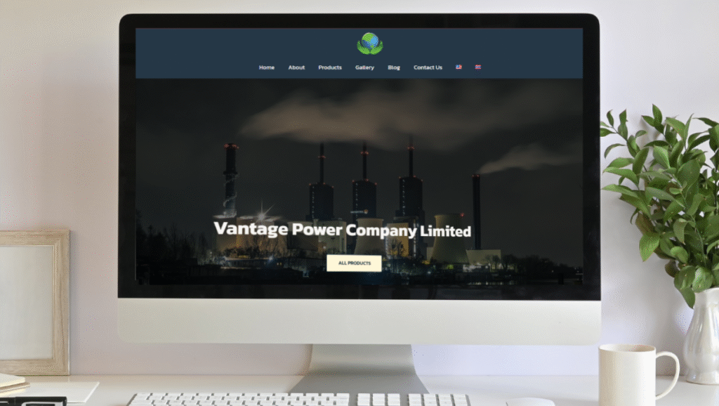 Vantage Power Company Website