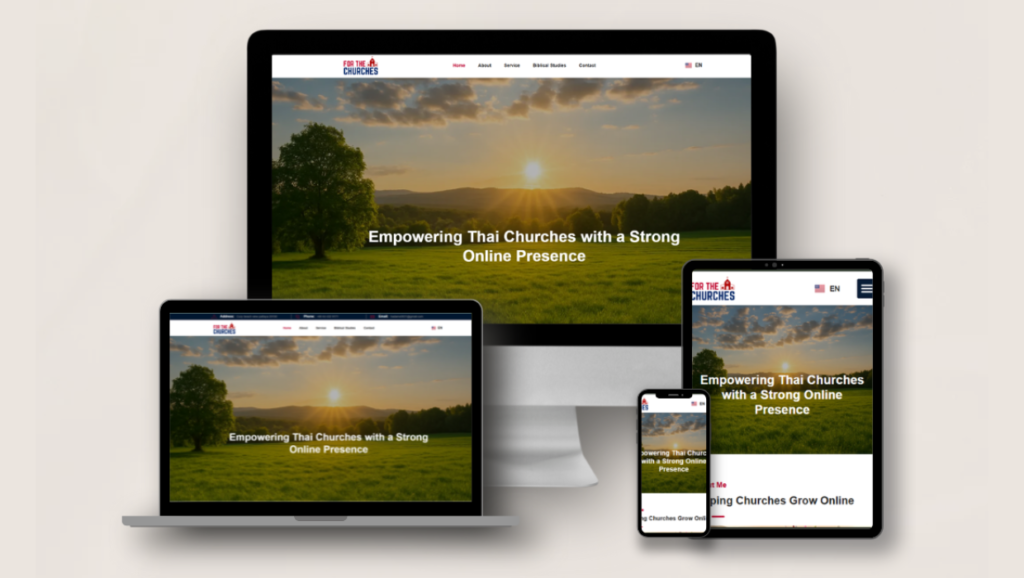 For The Churches – Web Design